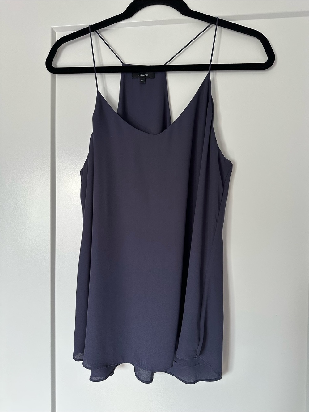 RW&CO. Slate Charcoal Spaghetti-Strap Camisole
